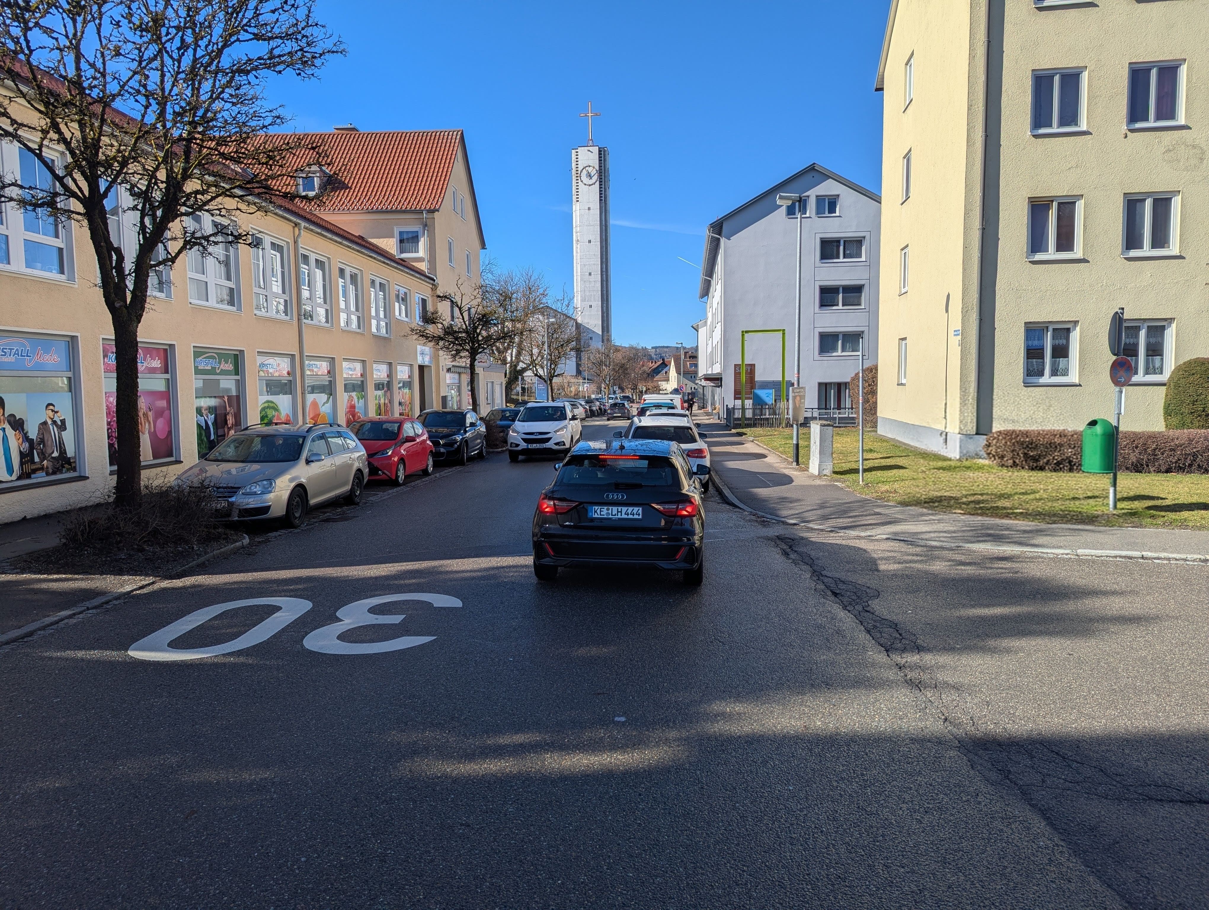 Verkehr ostlicher Teil Brodkorbweg