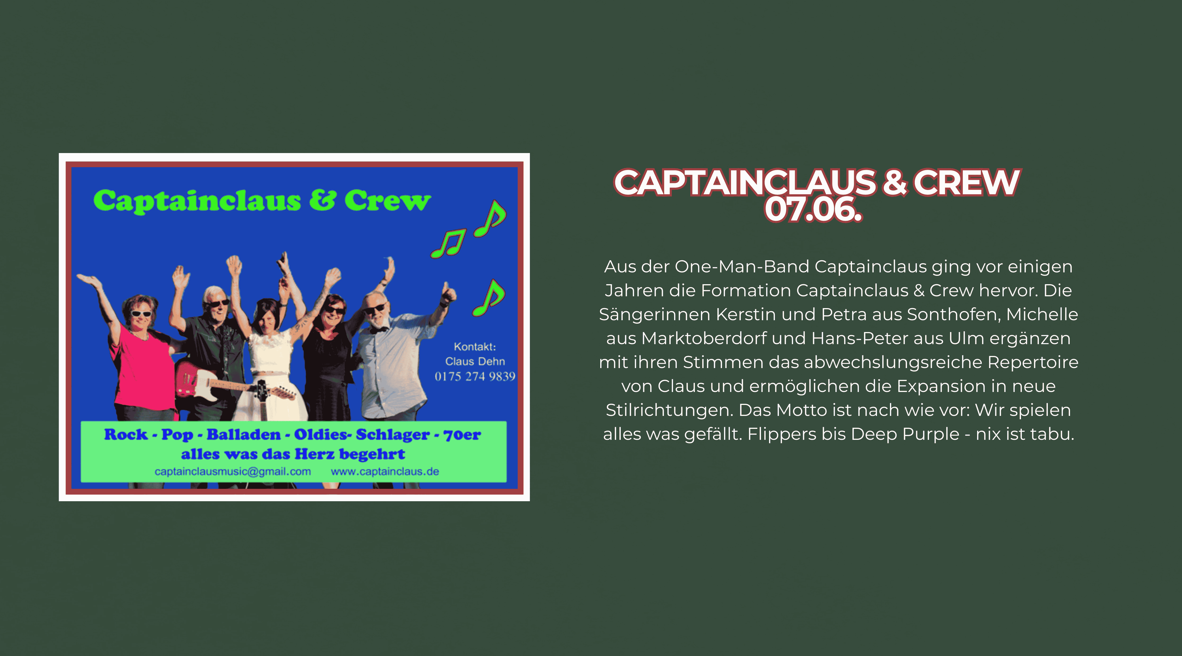 Vorstellung CaptainClaus